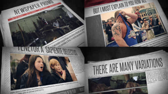 Newspaper Promo - VideoHive 8060017