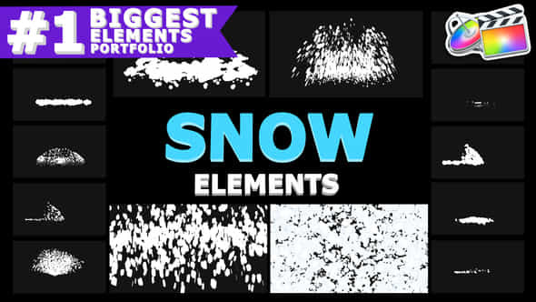 Cartoon Snowflakes - VideoHive 29755820