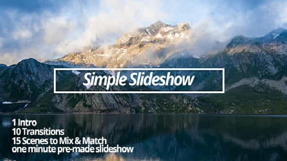 Simple Slideshow - VideoHive 10731099