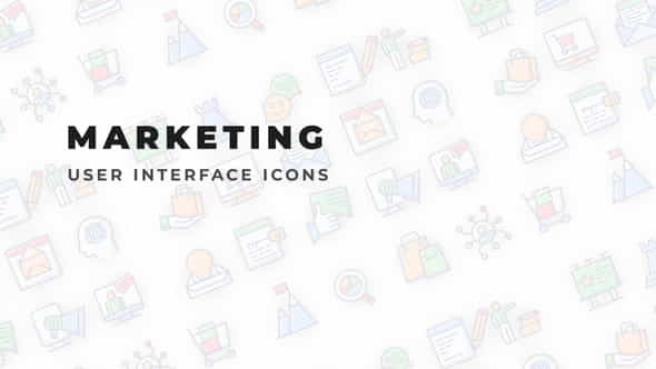 Marketing - User Interface Icons - VideoHive 35871430
