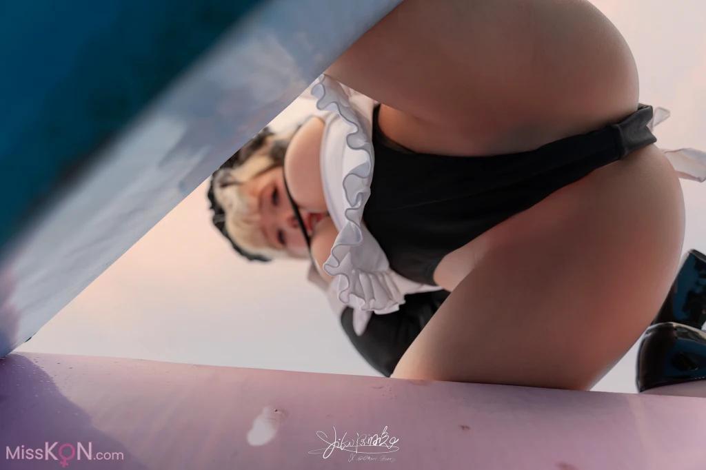 Coser@黏黏团子兔: 10月作品 战斗女仆 动感光波 (77 photos )(51)