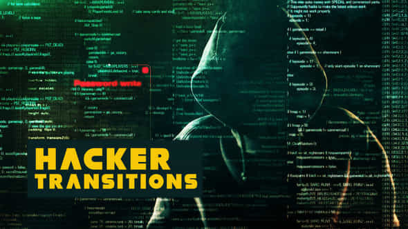 Hacker Transitions - VideoHive 45652591