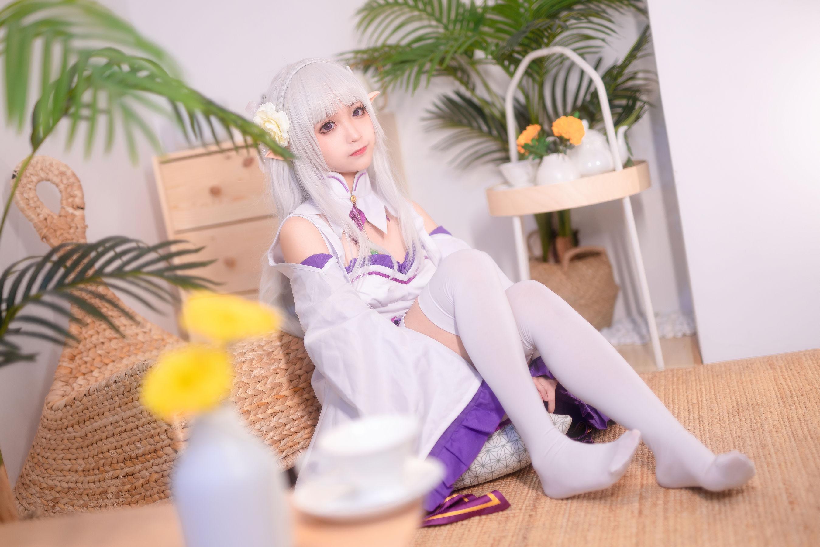 [美女Coser] 蠢沫沫 《艾米利亚》 写真集(3)