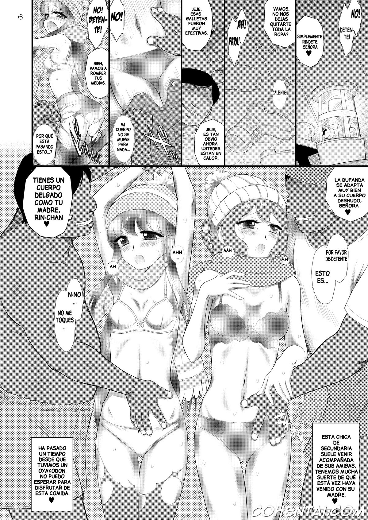 Haha to Musume to Donburi Camp (Yuru Camp) xxx comics manga porno doujin hentai español sexo 