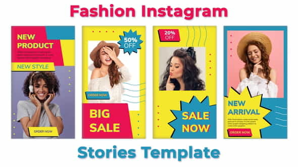 Fashion Instagram Stories Template - VideoHive 33051865