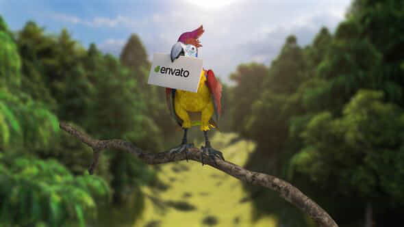 Parrots Carry Your Logo - VideoHive 50998593