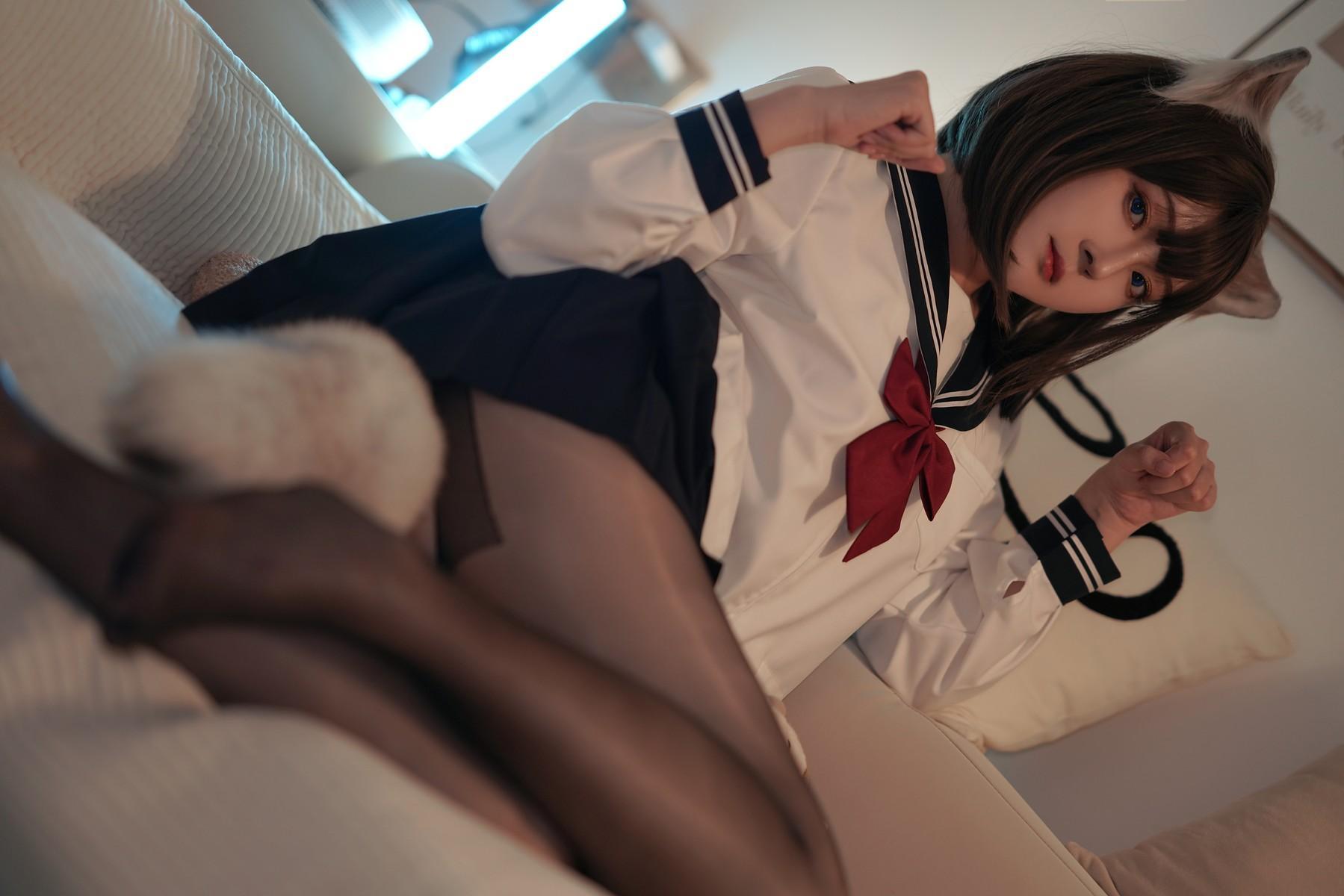 Cosplay Natsuko夏夏子 大尾巴猫(11)