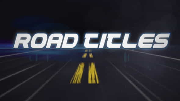 Road Titles - VideoHive 410981