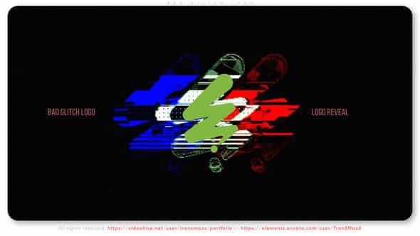 Bad Glitch Logo - VideoHive 54151185