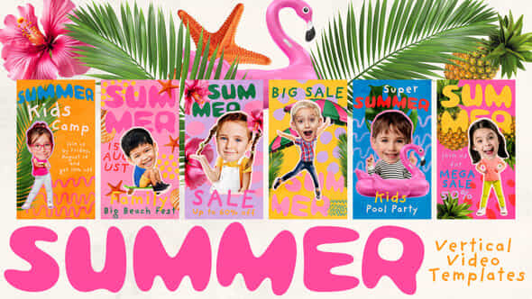 Summer Kids Reels - VideoHive 53330395