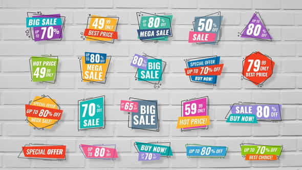 20 Sale Banners - VideoHive 23841572