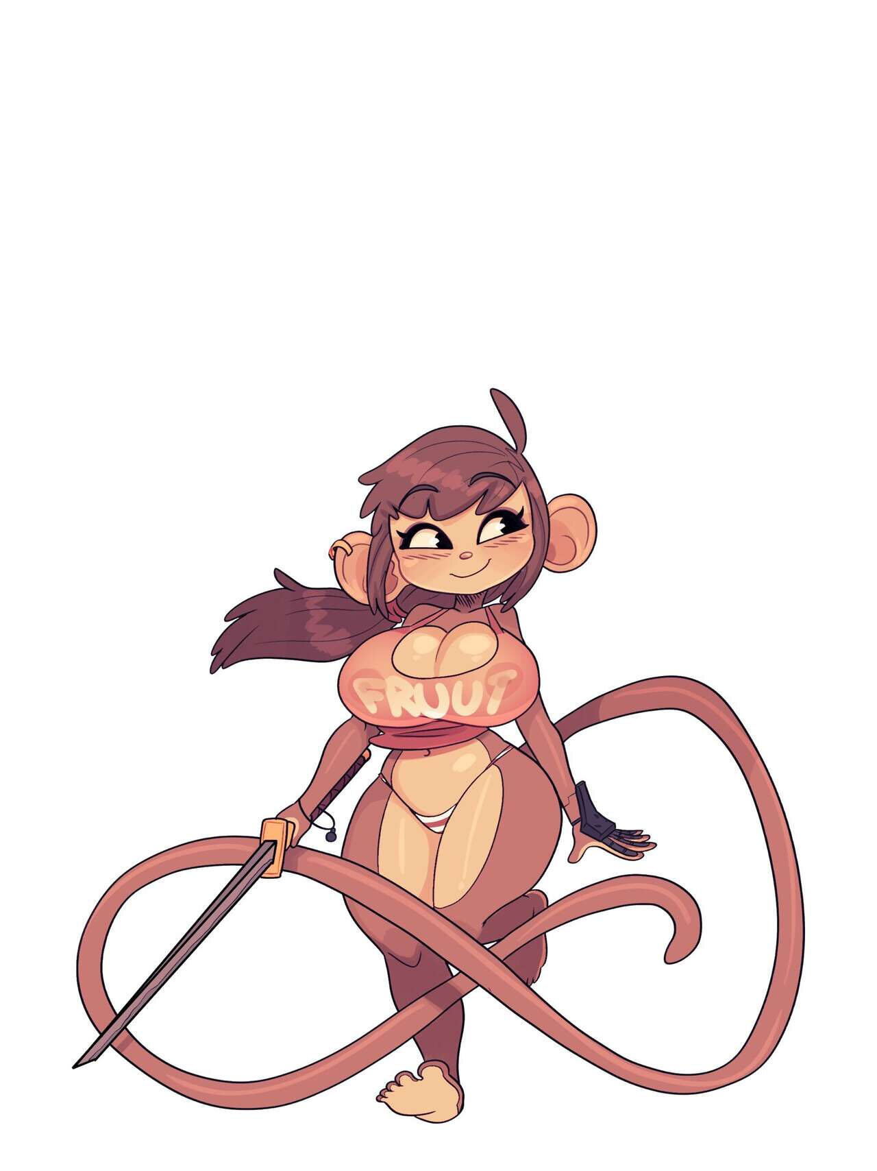 Carbon Pink Comics (Human Girl X Monkey Boy) - 0