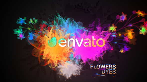 Flowers and Dyes Intro - VideoHive 24276097