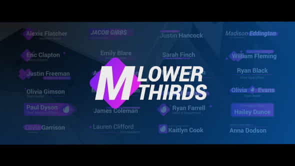 Modern Lower Thirds - VideoHive 22534749