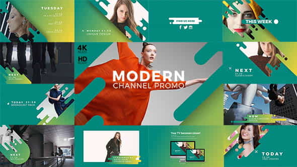 Modern Channel Promo v2 - VideoHive 21413897