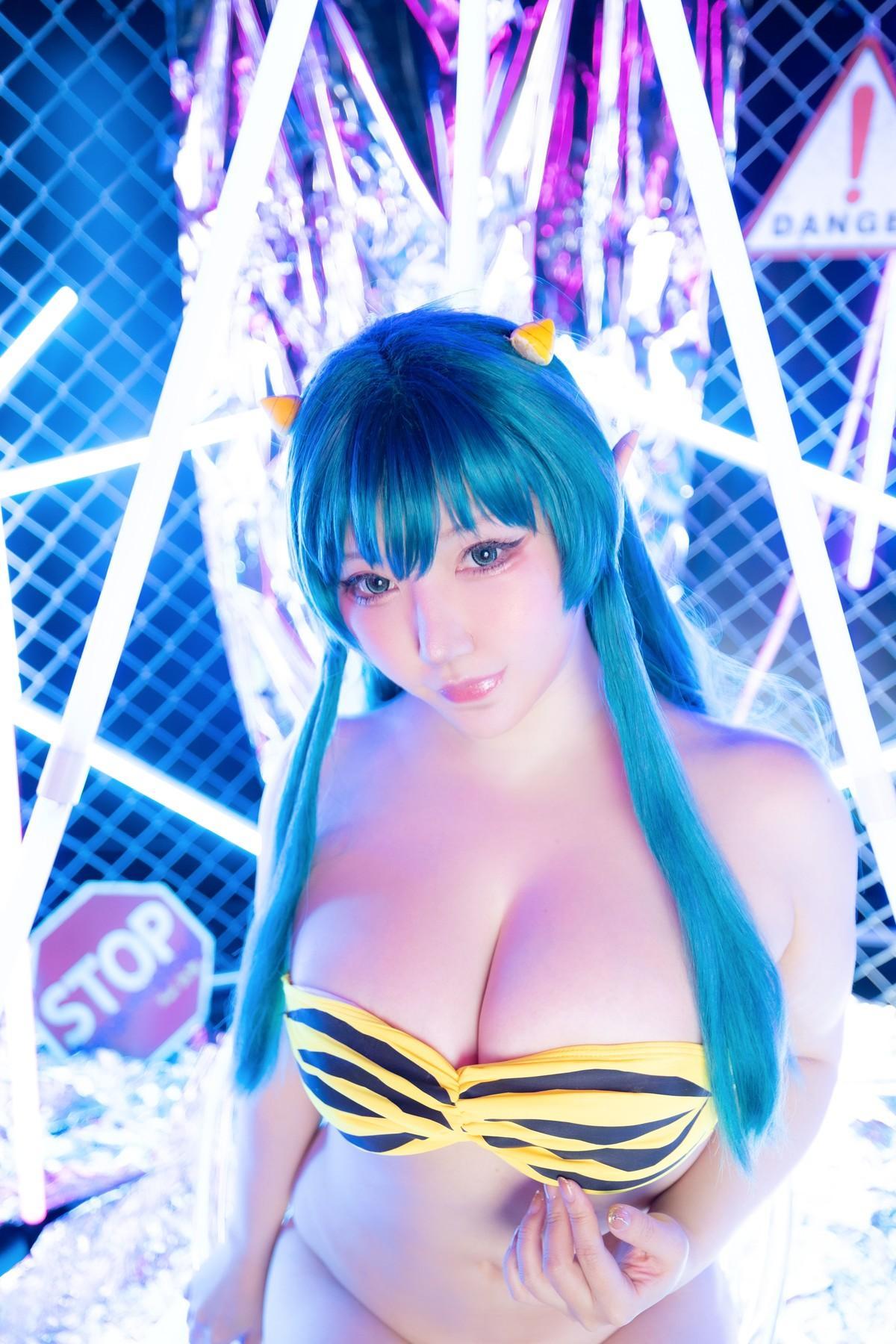 Cosplay SAKUサク Lum ラム うる星やつら Set.04(11)