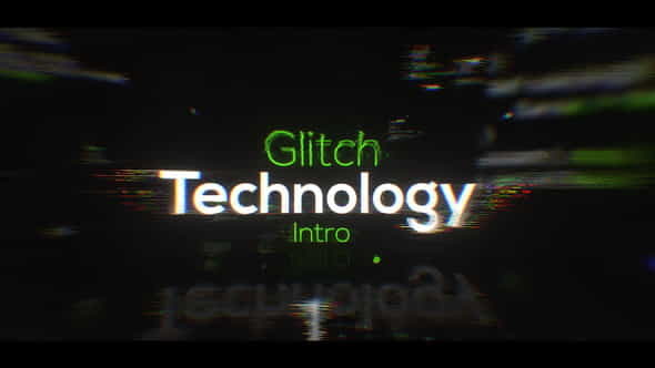 Glitch Titles and Logo - VideoHive 33312293