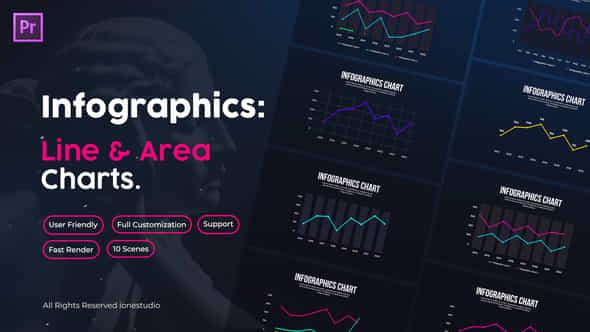 Line Charts for - VideoHive 39898843