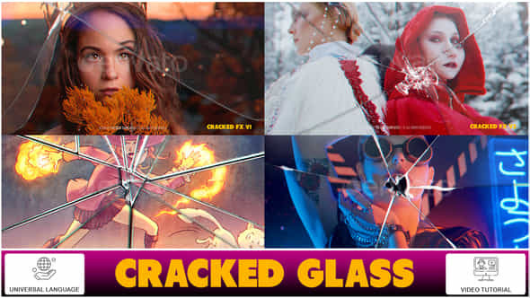 Cracked Glass - VideoHive 38960220