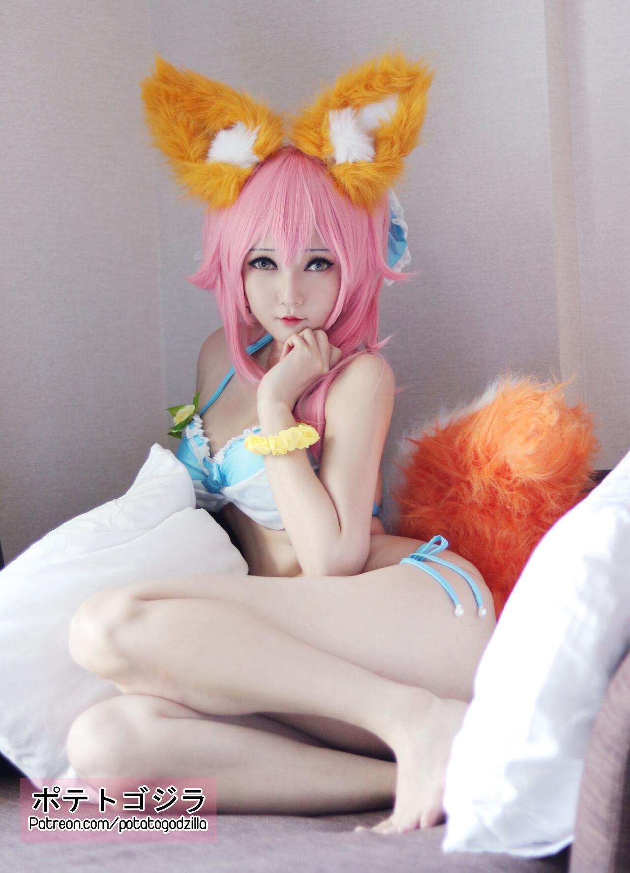 [Potato Godzilla ポテトゴジラ] Tamamo Bikini(4)