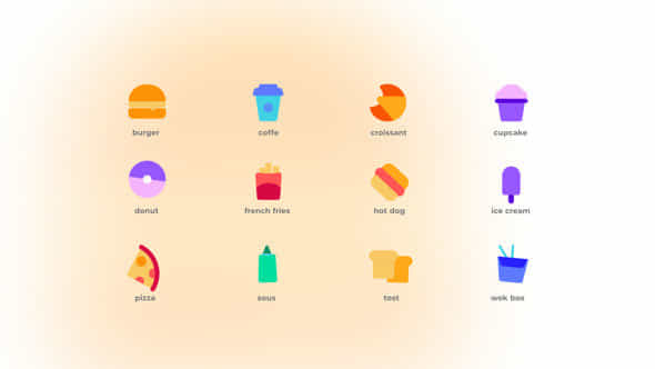Fastfood - Flat - VideoHive 46766531