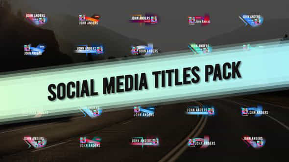 Social Media Titles - VideoHive 46646865