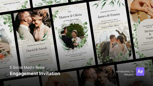 Social Media Reels Engagement Invitation After Effects Template - VideoHive 52002279