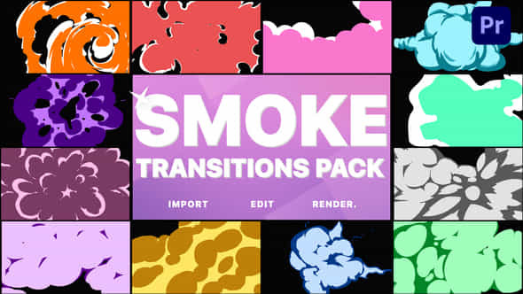 Smoke Transitions - VideoHive 38645048