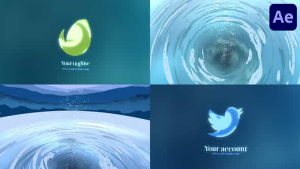 Water Swirl Logo - VideoHive 39457226