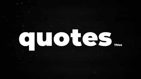 Stylish Quotes - VideoHive 39216701