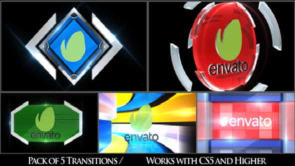 Broadcast Logo Transition Pack V3 - VideoHive 11091136