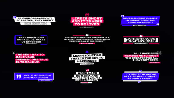 Text Quotes Animation Ae - VideoHive 54572528