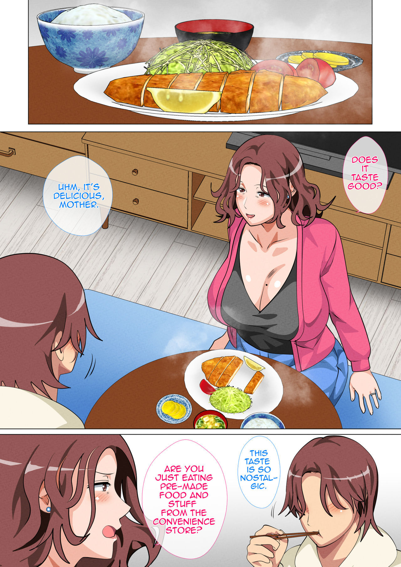 [Circle Spice] Musuko Ni Ai Ni Joukyou Shita Haha  Mother Visiting Her Son in Tokyo [English] [Amoskandy]
