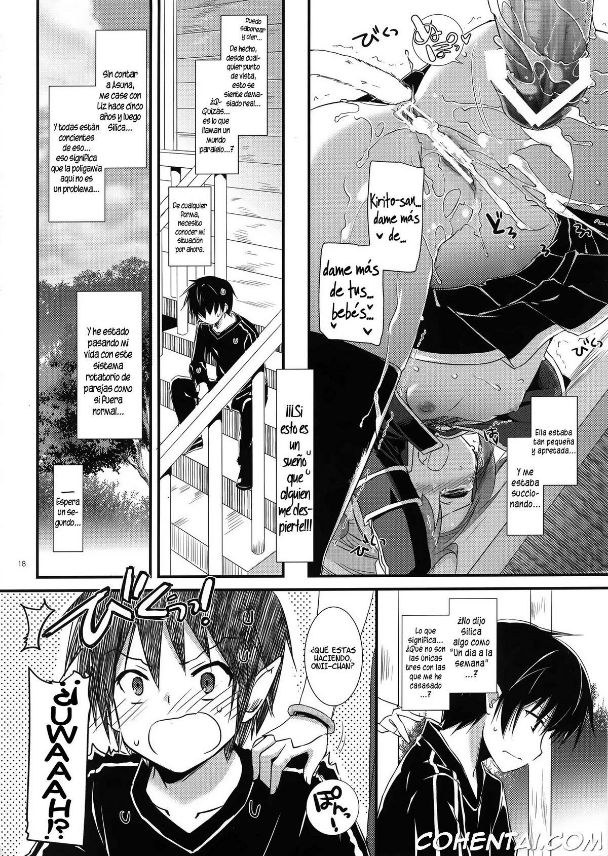 D.L. action 72 (Sword Art Online) xxx comics manga porno doujin hentai español sexo 