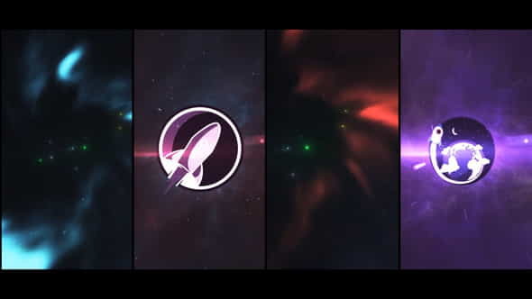 Space Wormhole Logo - VideoHive 33205081