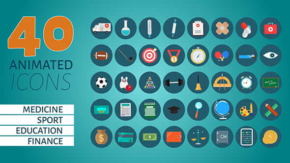 Animated Icons - VideoHive 14824976