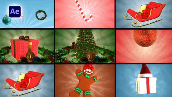 Christmas Unique Transitions - VideoHive 49286210