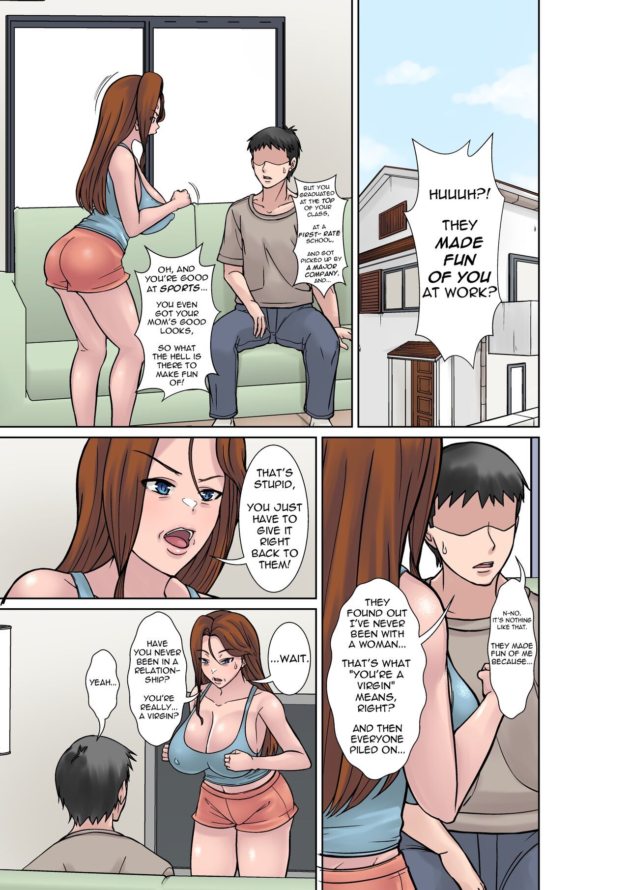 [Hoyoyodou] Moto Yan Mama ga Mizukara no Karada de Musuko Futari ni Hodokosu Seikyouiku!  An Ex-Delinquent Mom Gives Her Two Sons Some Sex Ed Using Her Own Body! [English] [in