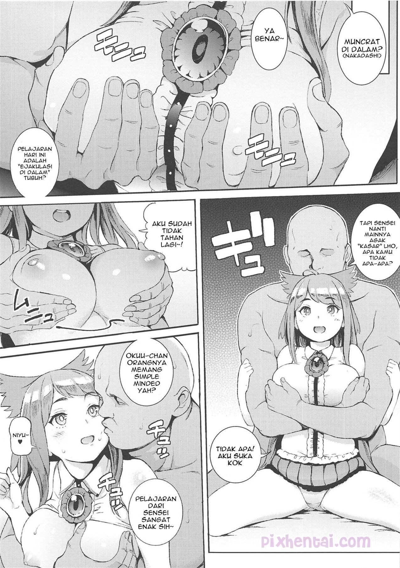 Komik Hentai Cewek Imut Belajar Nakadashi bersama Sensei Manga XXX Porn Doujin Sex Bokep 04