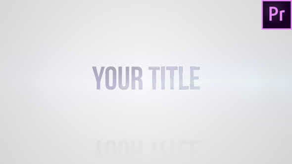 Simple Title Reveal - VideoHive 23310370