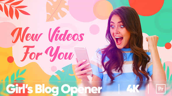 Girls Blog Opener - VideoHive 36834928