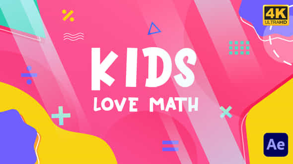 Kids Love Math - VideoHive 33635593