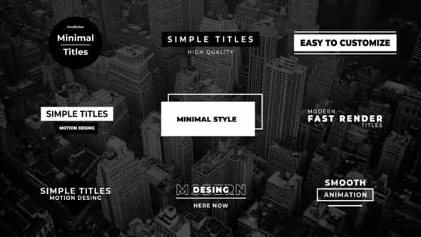 Simple Titles - VideoHive 40253207