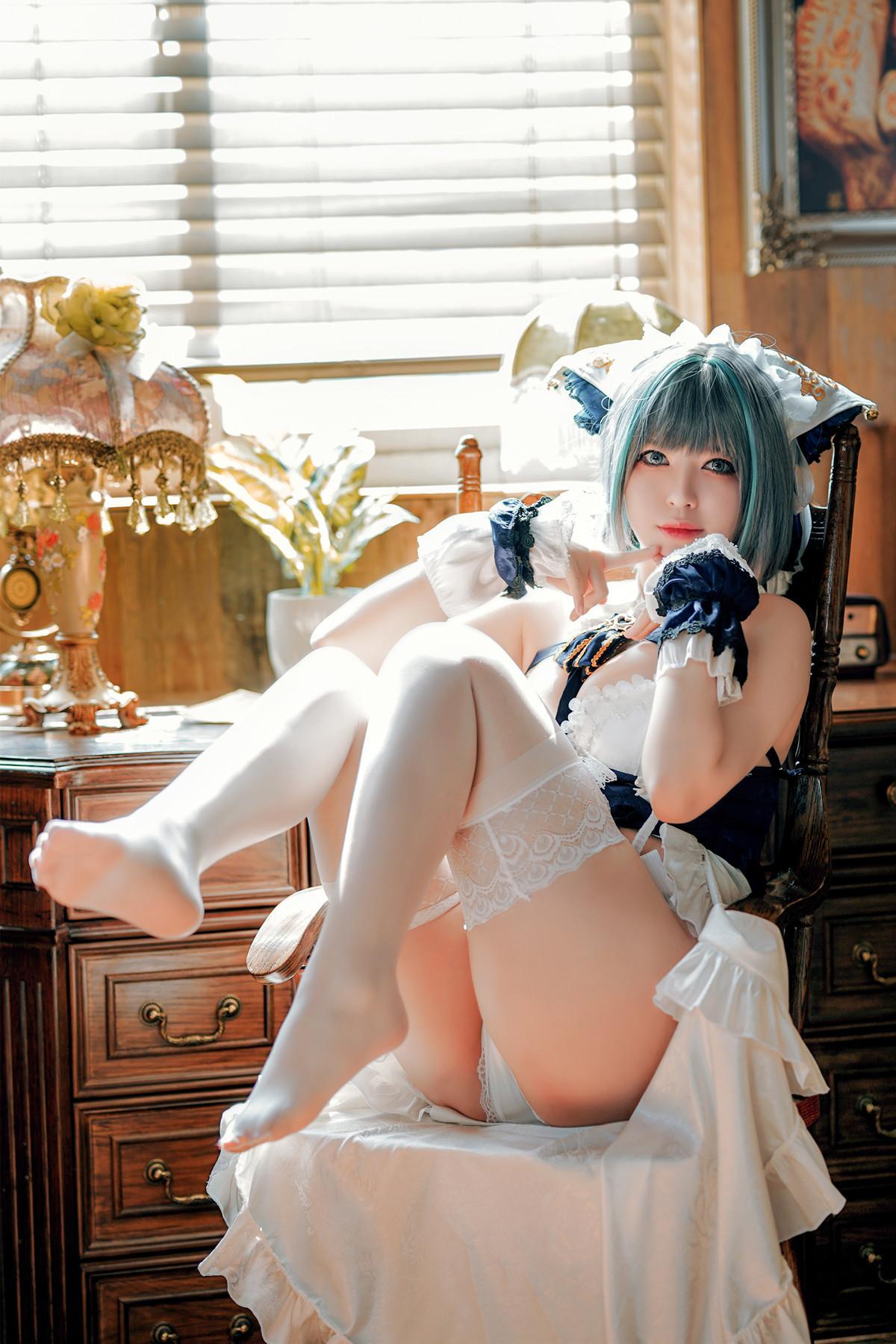 Cosplay 半半子Banbanko 碧蓝航线 柴郡抱枕(17)