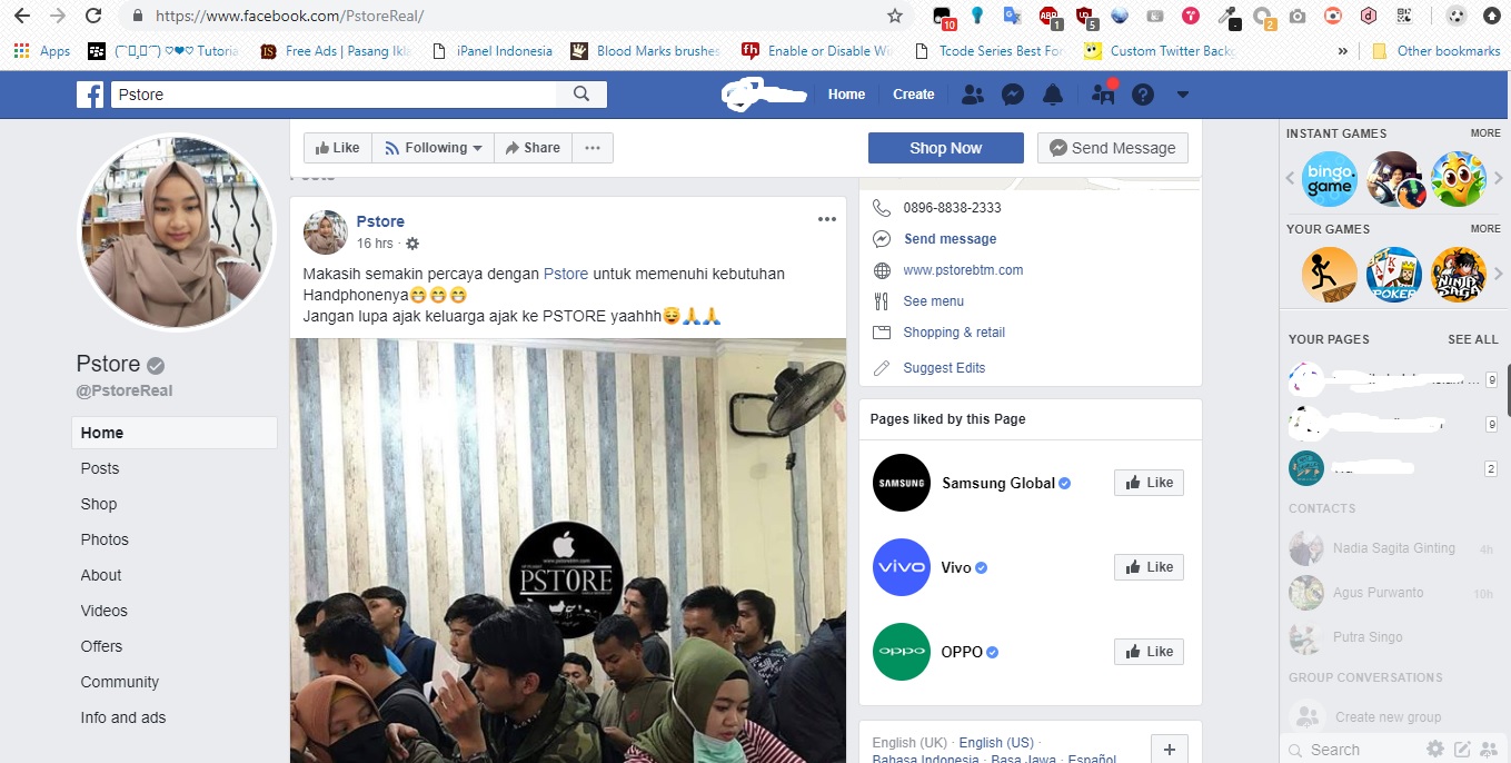 Penipuan Beli HP di PSTORE || pstorebtm.com atau https://www.fb.com/PstoreReal