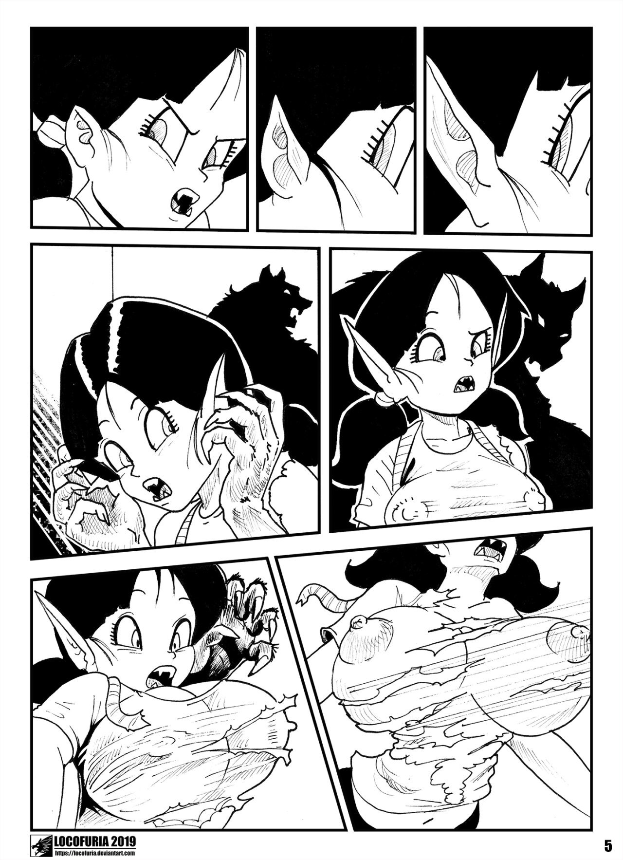 Videl vs the Werewolf - 5