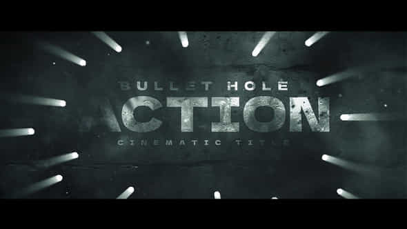 Bullet Hole Title - VideoHive 52273876