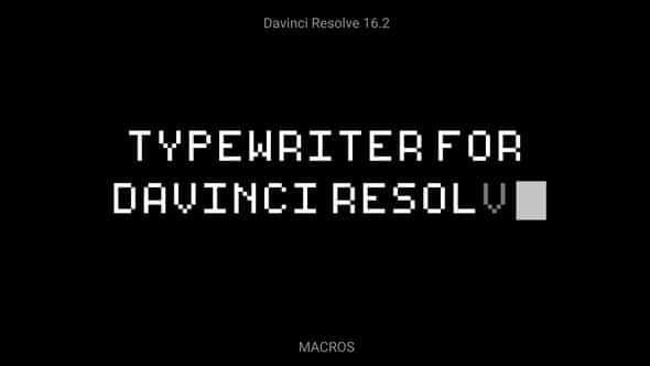 Typewriter Titles - VideoHive 34959588