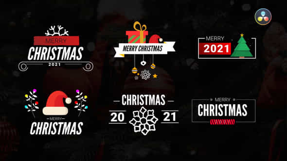 Christmas Animated Titles - VideoHive 34911103