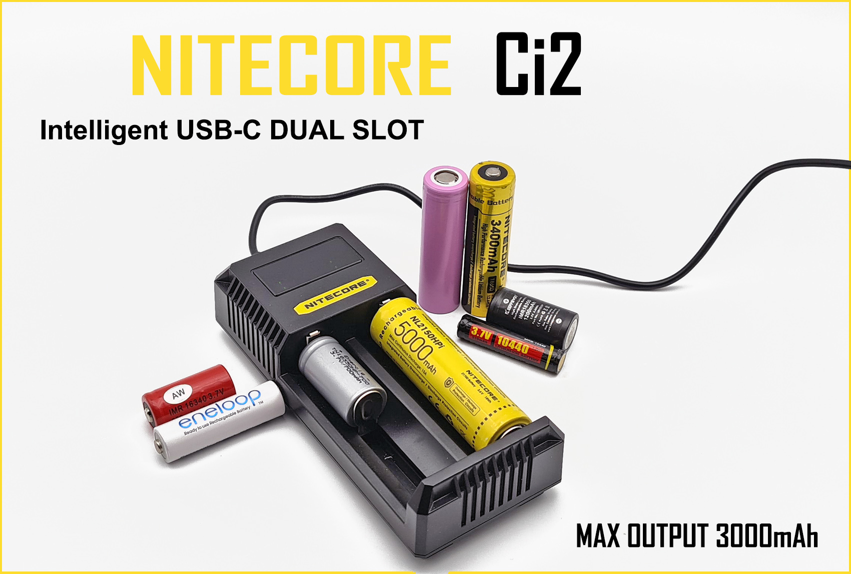 Batería recargable USB-C NL2150R pila 21700 5000mAh Nitecore